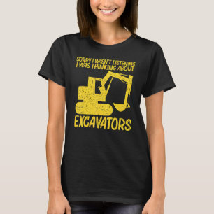 Cool Excavator For Men Women Heavy Equipment Opera T-Shirt