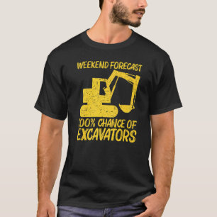 Cool Excavator For Men Women Heavy Equipment Opera T-Shirt