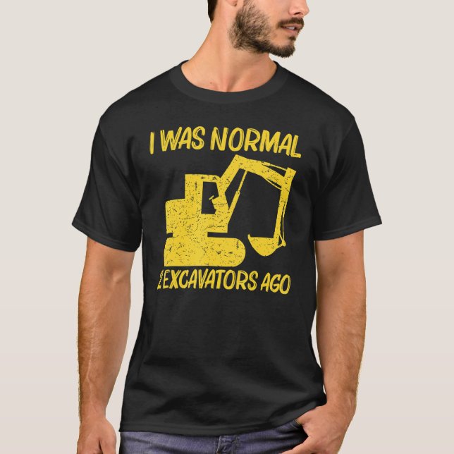 Cool Excavator For Men Women Heavy Equipment Opera T-Shirt (Front)