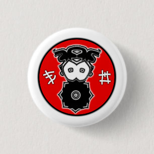 Cool exotic thing 3 cm round badge