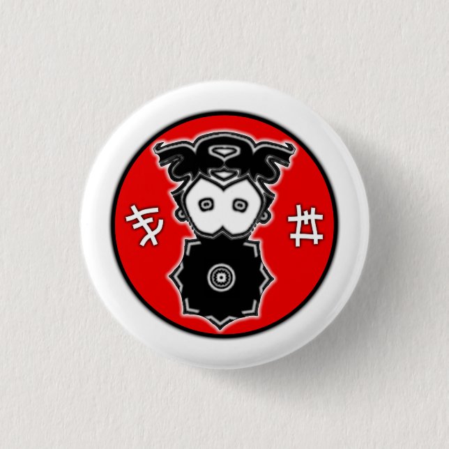Cool exotic thing 3 cm round badge (Front)