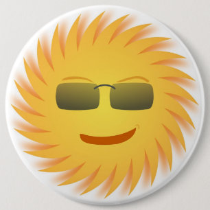 COOL FACE 6 CM ROUND BADGE