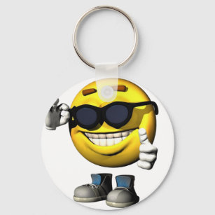 Cool Face Keychain