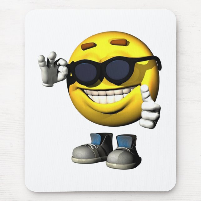 Cool Face mousepad (Front)