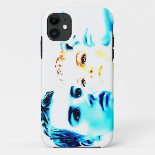Cool faces (three) friends, minimalist design iPhone 11 case