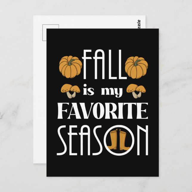 Cool Fall  Postcard (Front/Back)