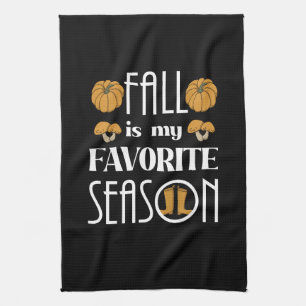 Cool Fall Tea Towel