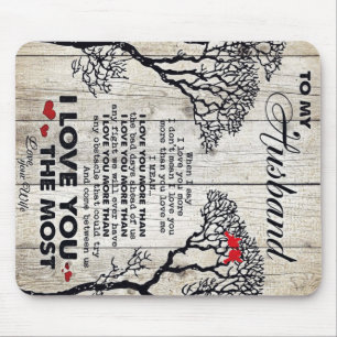 Cool Family Decoration   To My Husband Letter   Mouse Mat