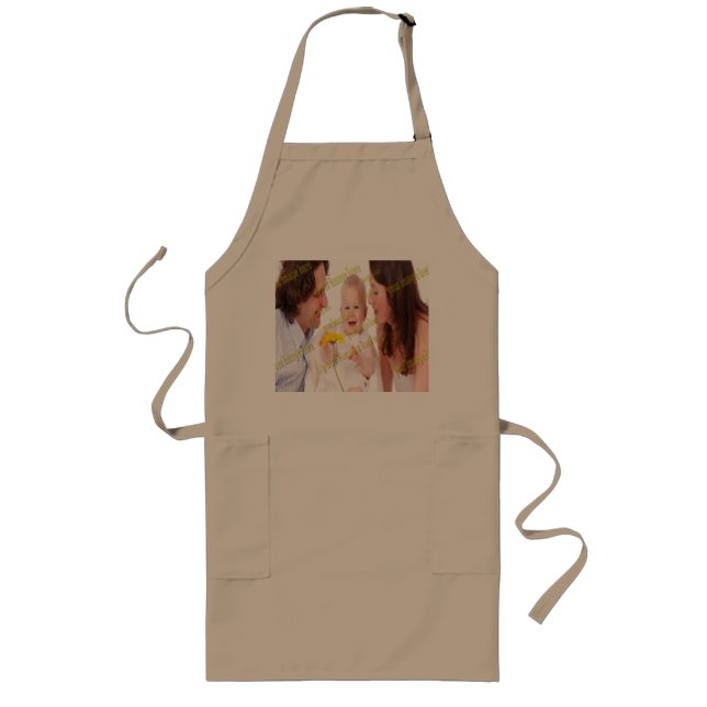 Cool Family Image Fab Photo Long Apron (Front)