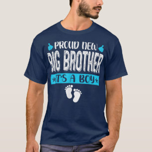 Cool Family Proud New Big Brother It's A Boy Gende T-Shirt
