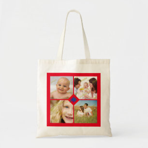 Cool Family Stylish Fab Photo Collage Tote Bag
