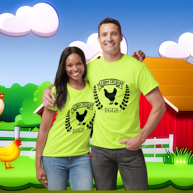 Cool farm fresh eggs T-Shirt (Creator Uploaded)