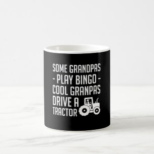 Cool Farmer Grandpas Drive Tractor Shirt Coffee Mug