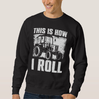 Cool Farming Tractor Art For Men Women Tractor Lov Sweatshirt
