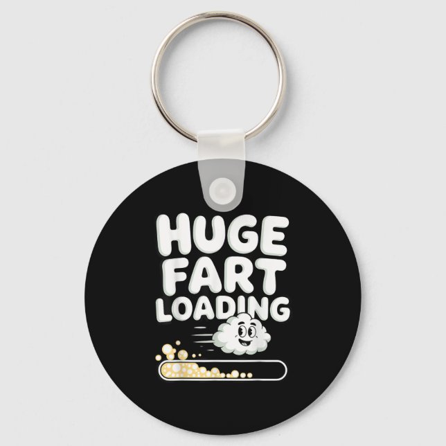 Cool Fart Costume For Men Women Farting Joke Farte Key Ring (Front)