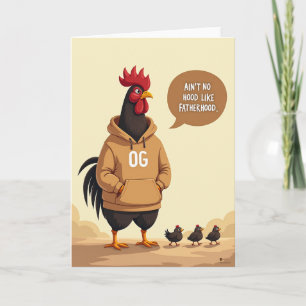 Cool Fathers Day Fowl Card