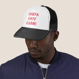 Cool Father's Day Gift | Dad's Got Game Trucker Hat