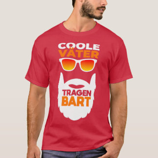 Cool fathers wearing beard full beard hipster dad T-Shirt