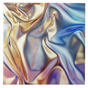 Cool faux foil pattern tile