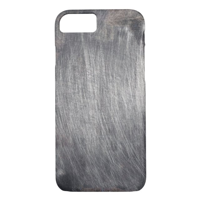 Cool Faux Scratched Metal Texture Case-Mate iPhone Case (Back)