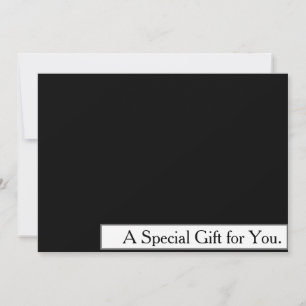 Cool Faux Silver Stripe Modern Gift Certificate