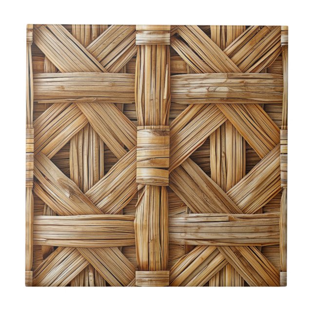 Cool faux weave pattern  tile (Front)