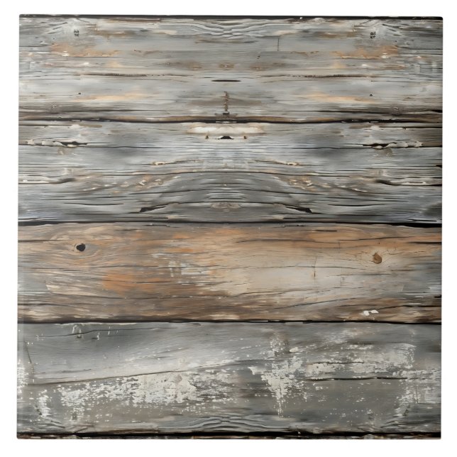 Cool faux wood pattern  tile (Front)