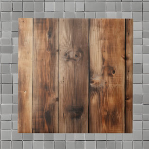 Cool faux wood pattern tile