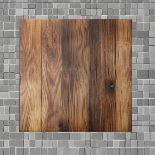 Cool faux wood pattern  tile