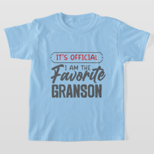 Cool favorite Grandson word art official  T-Shirt