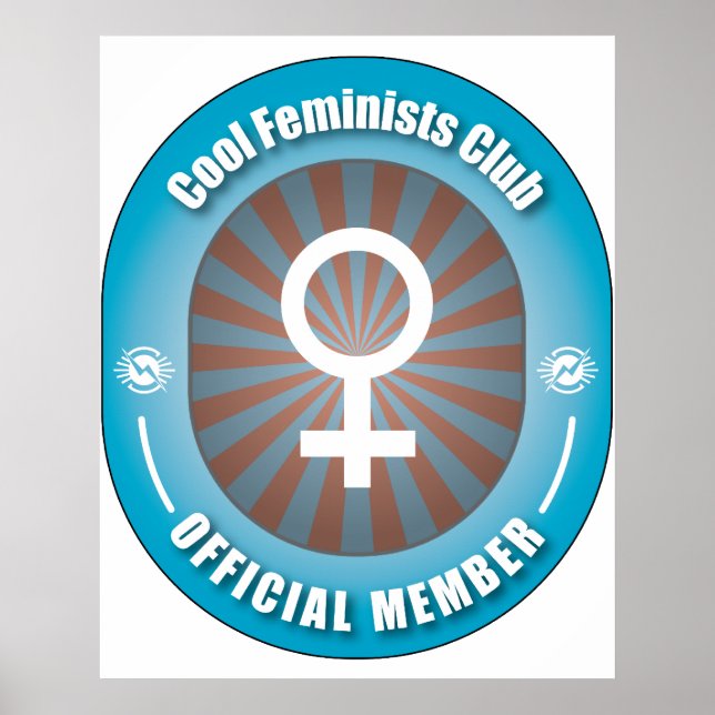 Cool Feminists Club Poster (Front)