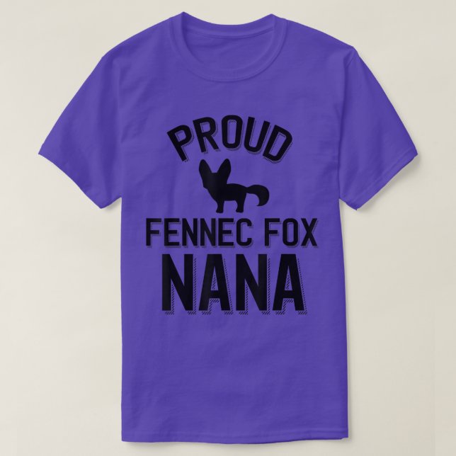Cool Fennec Fo Grandparent Proud Fennec Fo Nana  T-Shirt (Design Front)