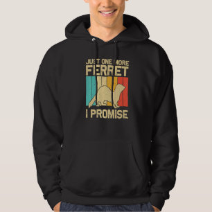 Cool Ferret For Men Women Animal Ferret Owner Rod Hoodie