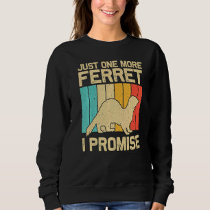 Cool Ferret For Men Women Animal Ferret Owner Rod Sweatshirt