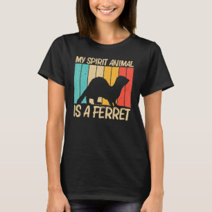 Cool Ferret For Men Women Ferret Pet Animal 3 T-Shirt