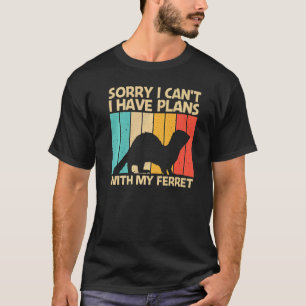 Cool Ferret For Men Women Ferret  Pet Animal  5 T-Shirt