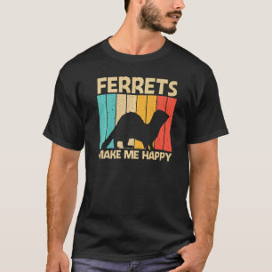 Cool Ferret For Men Women Ferret Pet Animal T-Shirt