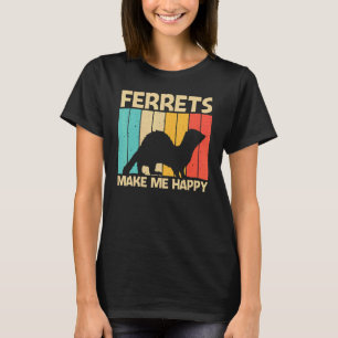 Cool Ferret For Men Women Ferret Pet Animal T-Shirt