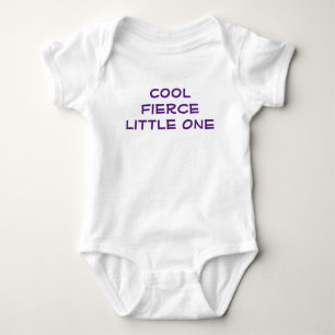 Cool Fierce Little One Brave Newborn Modern Baby Bodysuit