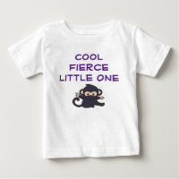 Cool Fierce One Funny Cute Cartoon Ninja Monkey