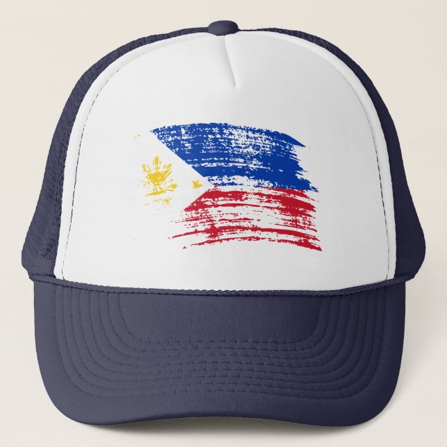Cool Filipino flag design Trucker Hat (Front)