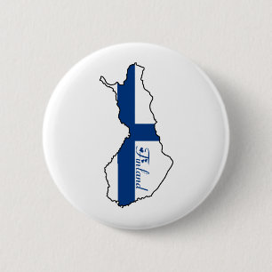 Cool Finland 6 Cm Round Badge