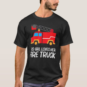 Cool Fire Truck For Girls Kids Firetruck Firefight T-Shirt