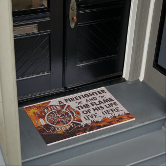 Cool Firefighter Doormat, New Couples Doormat