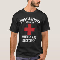 Cool First Aid Kit Whiskey Duct Tape Funny Joke Da