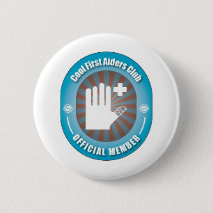 Cool First Aiders Club 6 Cm Round Badge