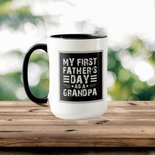 Cool first Father's Day Grandpa Mug