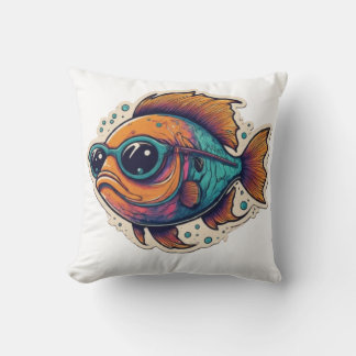 Cool Fish, Cool Vibes:  Cushion