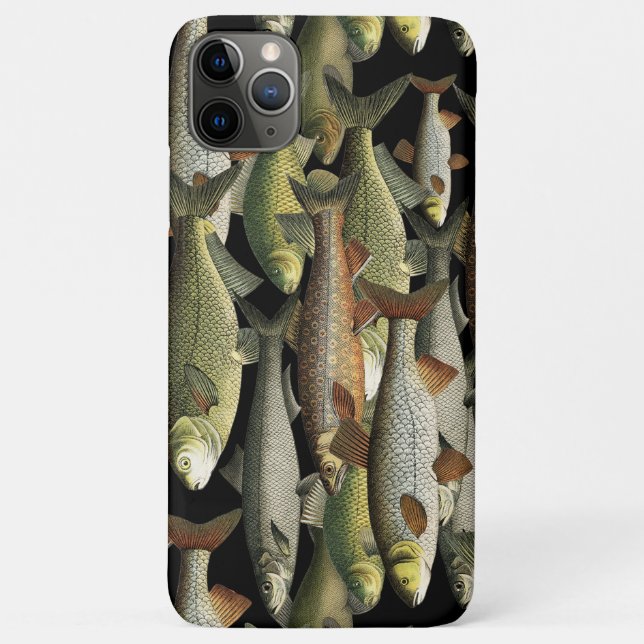 Cool Fish Pattern Angler's Fantasy Case-Mate iPhone Case (Back)
