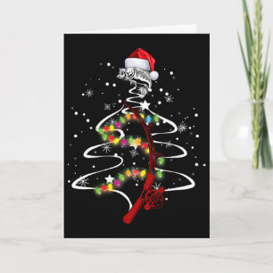 Cool Fishing Christmas Tree B Fisherman Gift Card